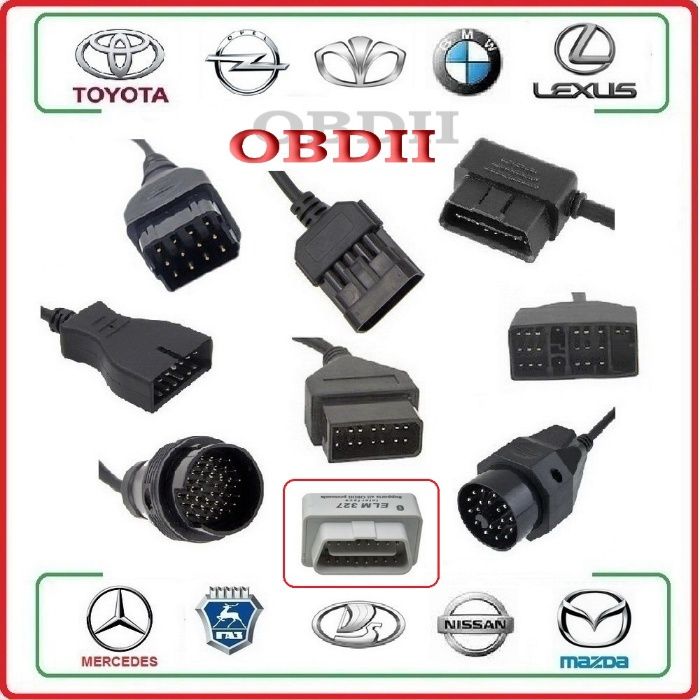 Переходники Кабеля Сканеров OBD2 для ELM327 Диагностика Delphi DS150e