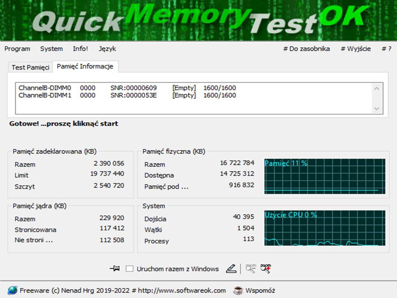 DDR3 16GB Komputer Bay 12800 L -Komputer