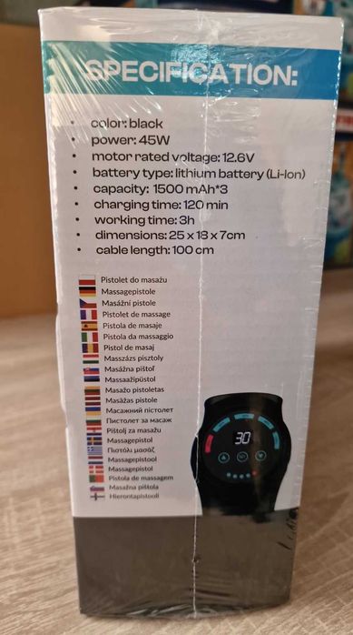 ISOMEDIX професійний перкусійний масажер пистолет масаж для тіла