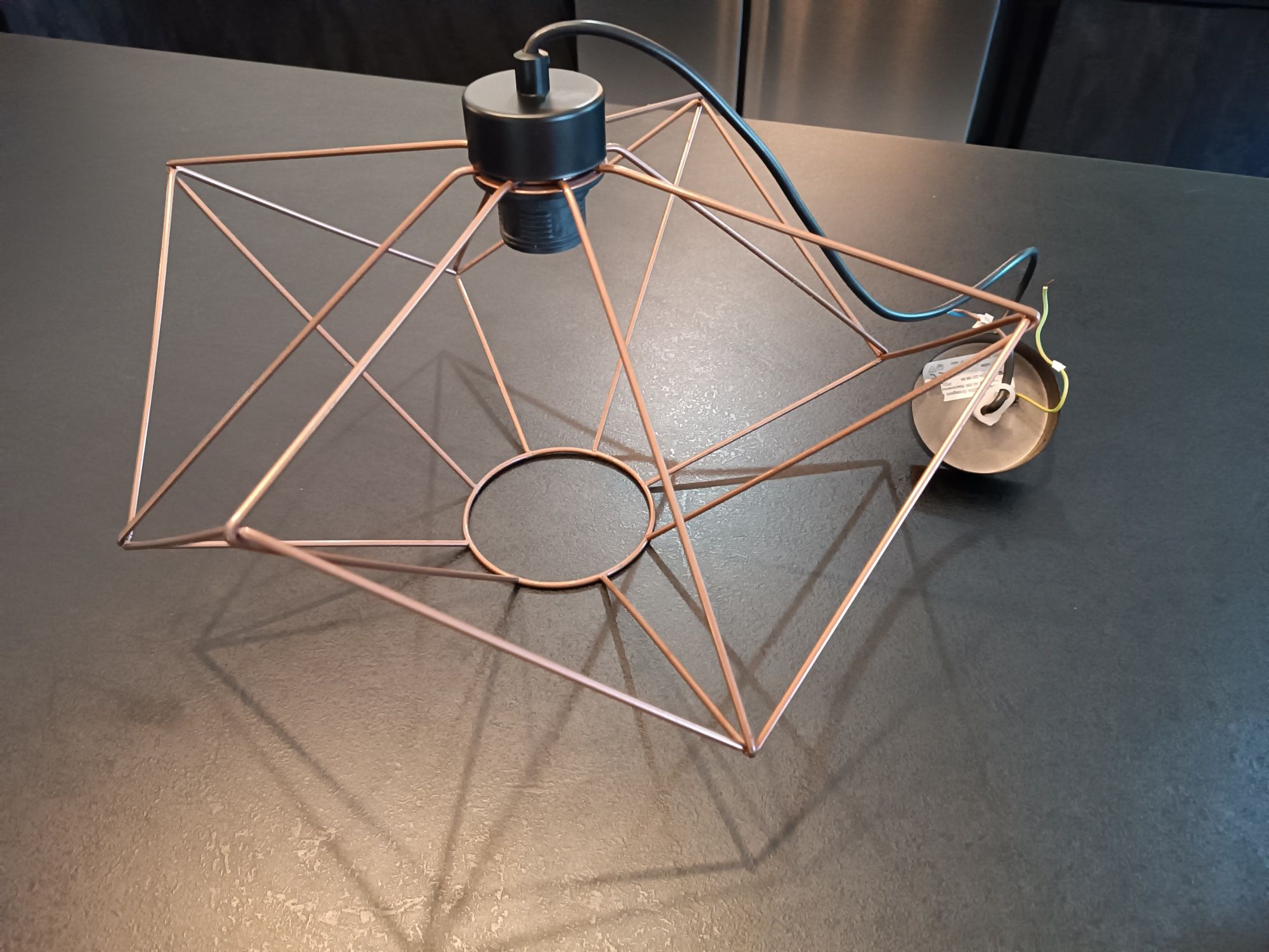 Lampa pojedyncza diament loft