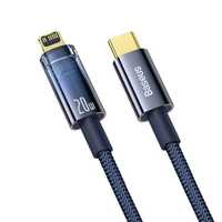 Kabel Baseus Explorer USB-C do Lightning 20W 1M Blue