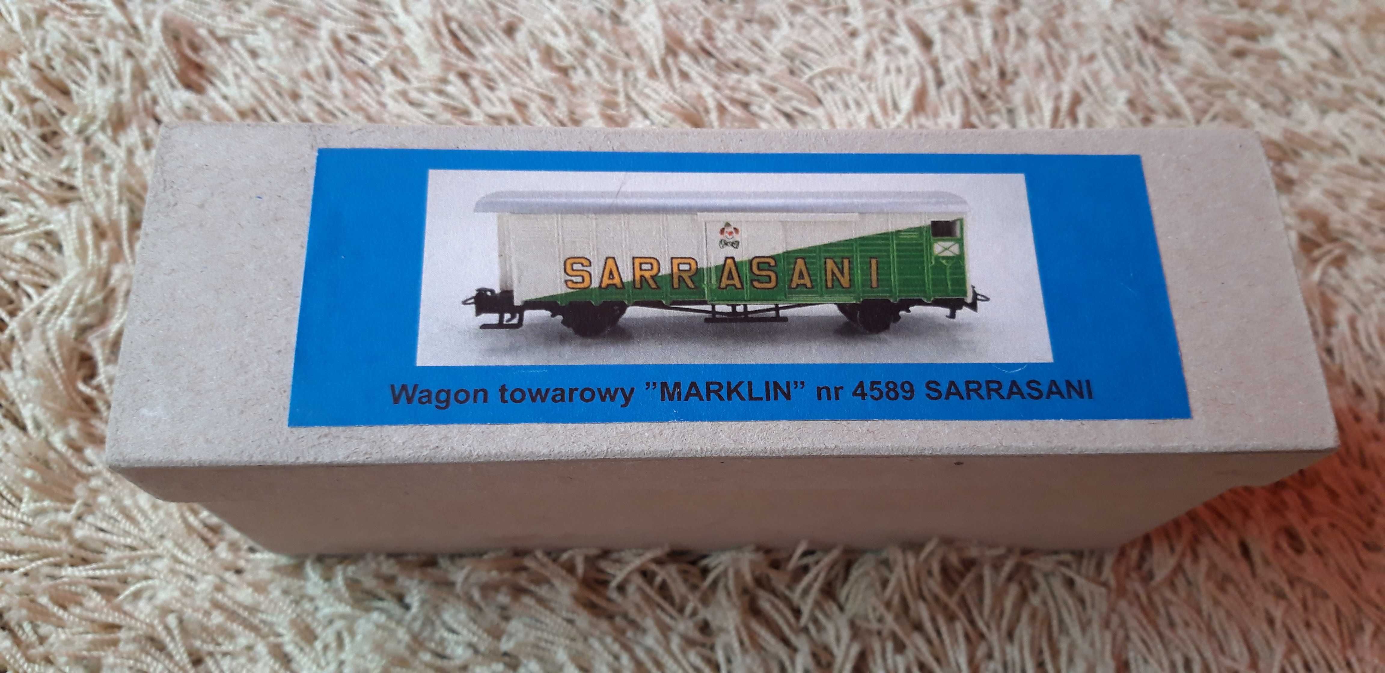 Wagon towarowy w skali h0 , MARKLIN nr 4589 Sarrasani pasuje do PIKO