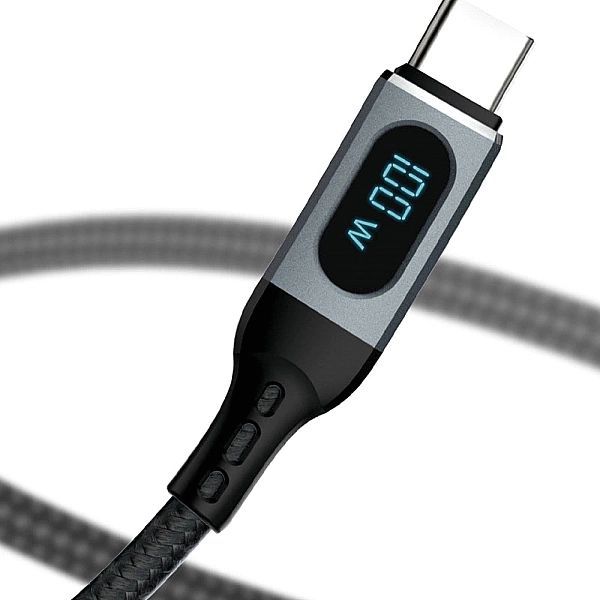 Kabel Dudao L7MaxC Usb-c - Usb-c Pd 100w 1m - czarny