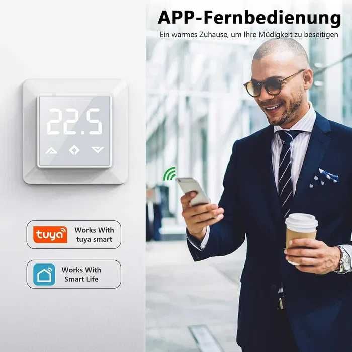 iolloi WiFi Thermostat 16A Room Thermostat Digital