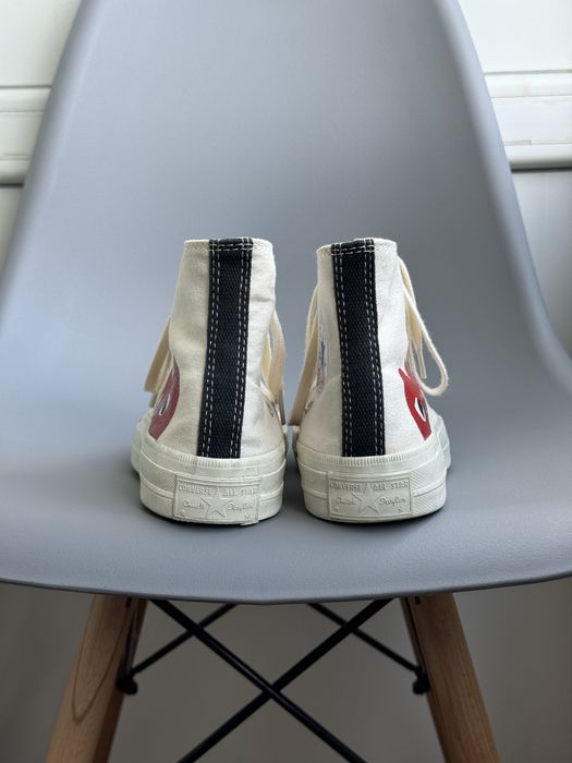 Кеды Converse Play Comme Des Garcons женские высокие (оригинал)