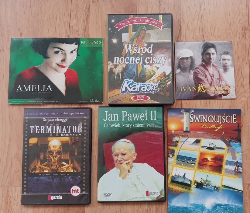 Filmy dvd i muzyka, cena za wszystkie