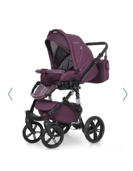 Дитяча універсальна коляска 2 в 1 Riko Brano Natural 03 Purple