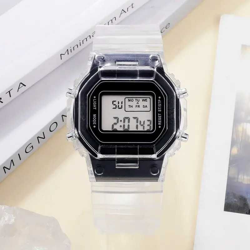 Retro zegarek LED  unisex  stylowy dla każdego wieku!