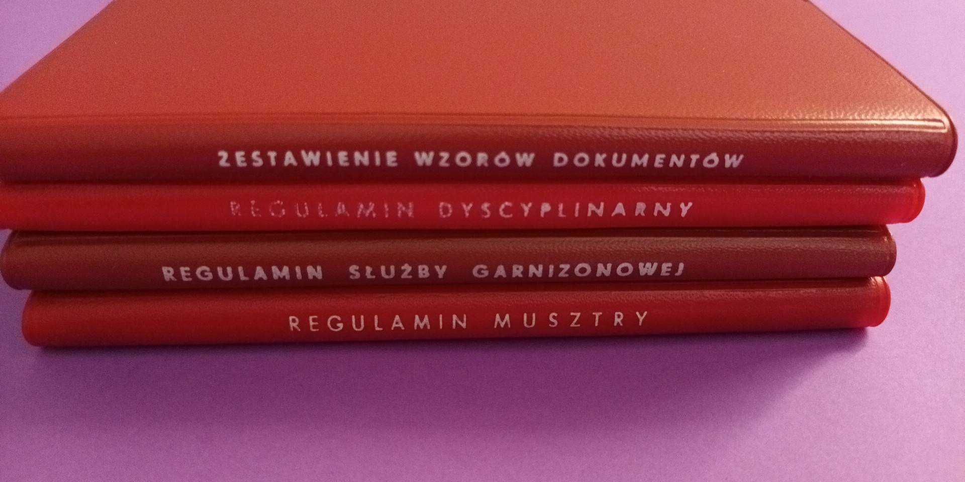 Siły zbrojne PRL - zestawienie wzorów dokumentów do regulaminów