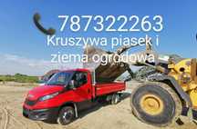 Kruszywa Piasek ziemia humus czarna beton zwir