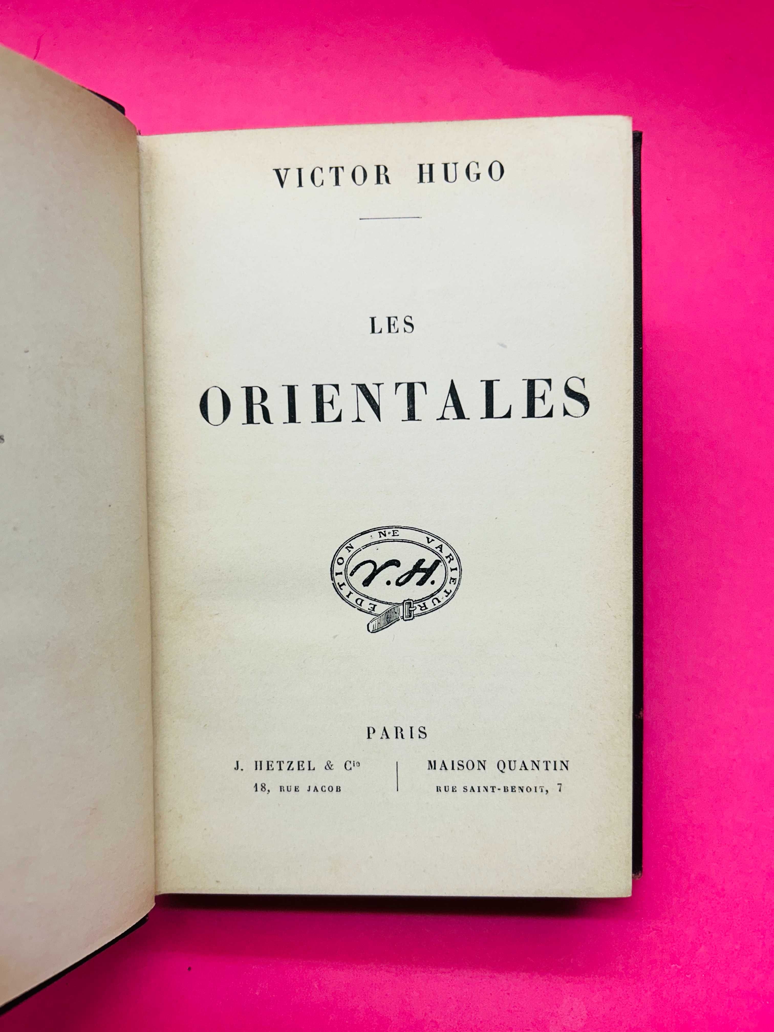 Les Orientales - Victor Hugo