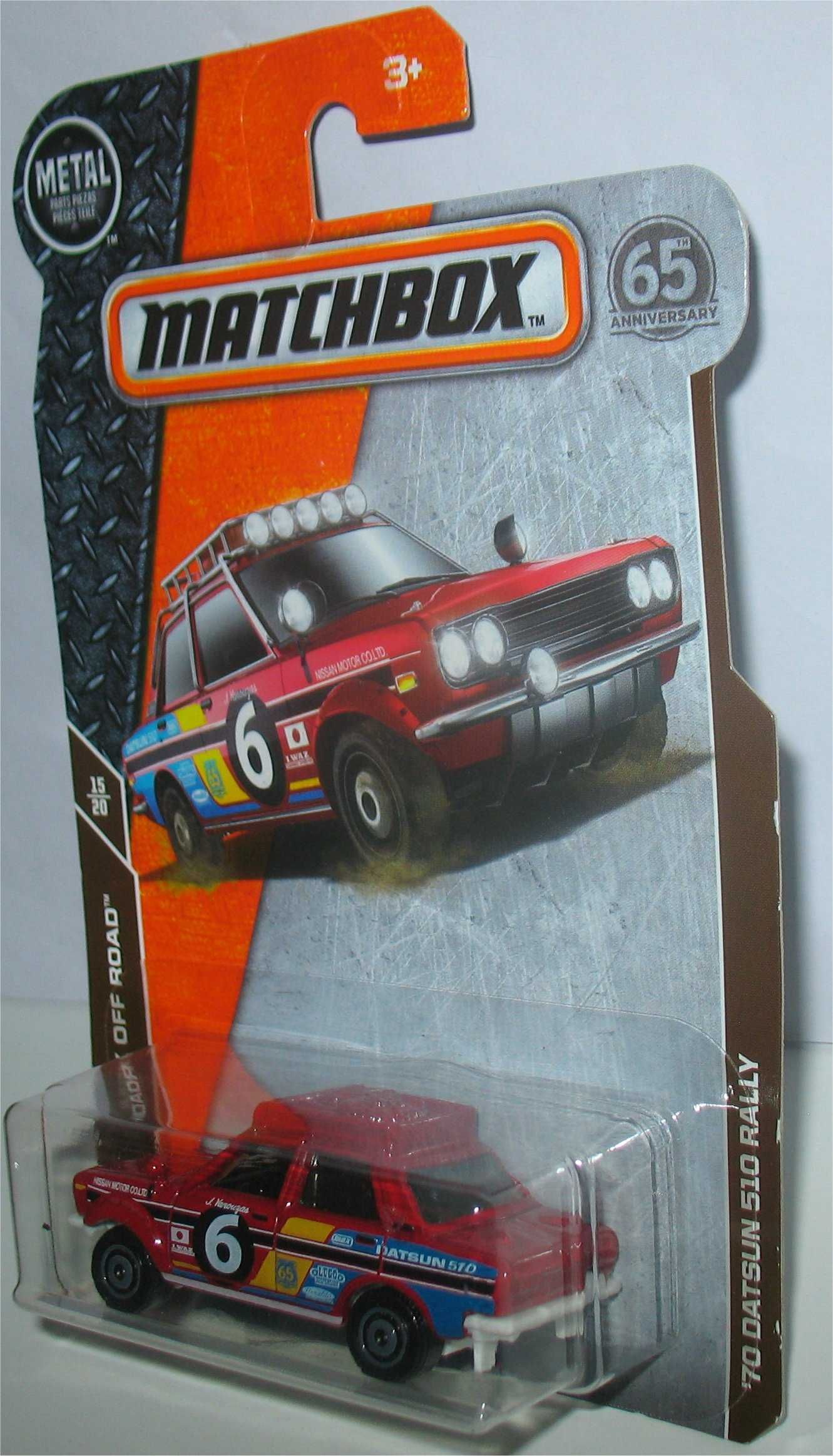 Matchbox - 70 Datsun 510 Rally (65 Anos - 2018)