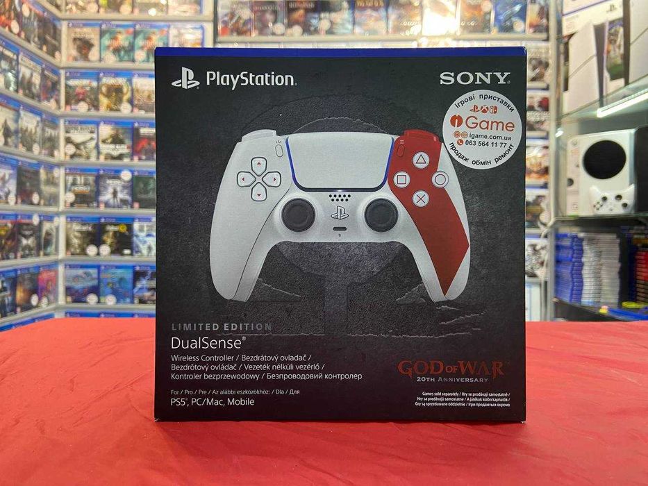 DualSense для PS5 God of War 20th Anniversary Limited Edition igame
