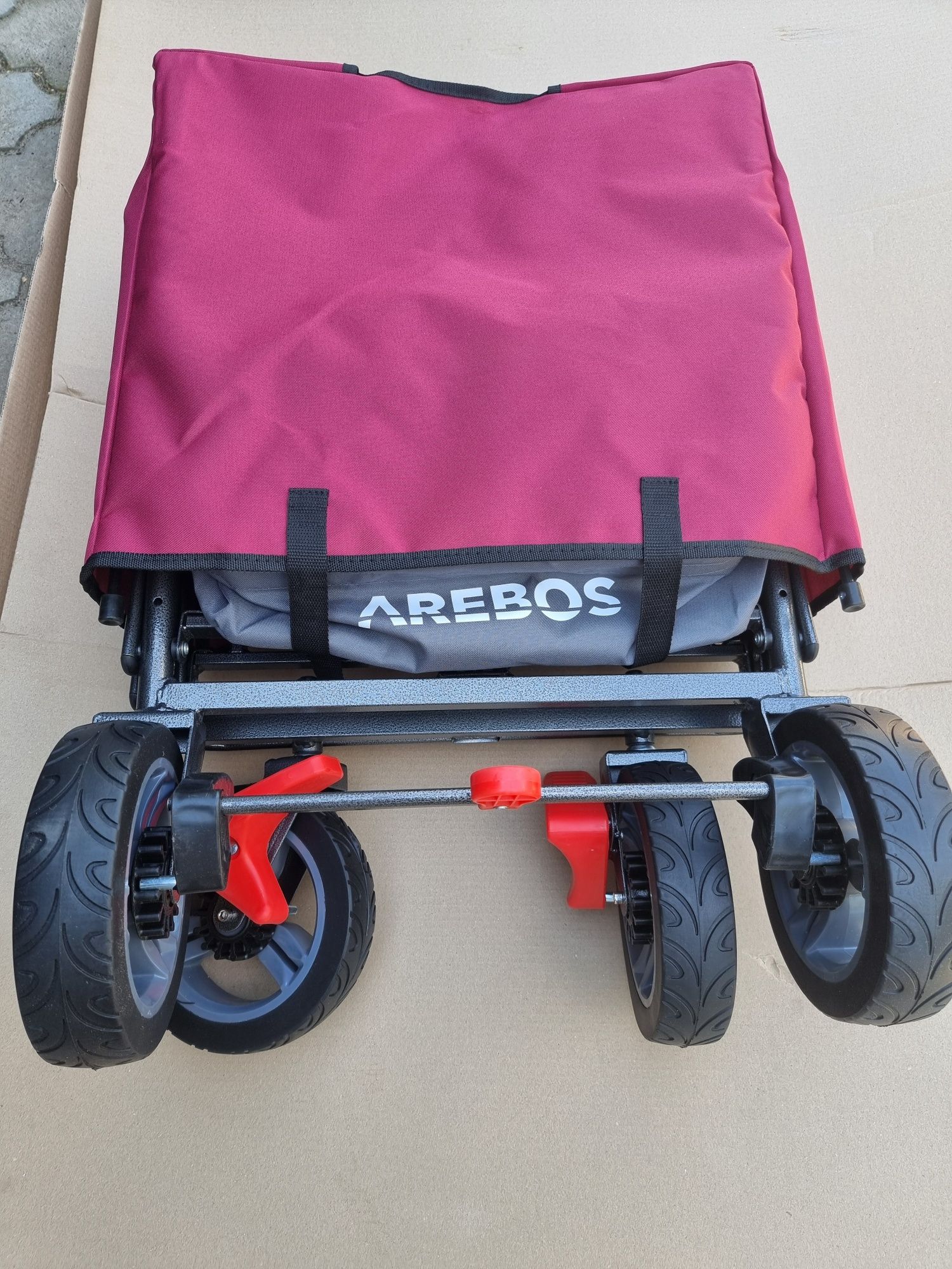 Wózek Ręczny z Dachem Arebos