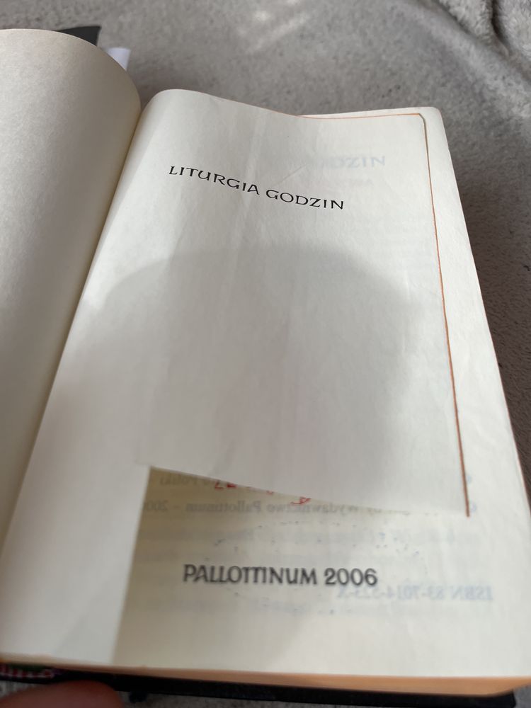 Brewiarz  Liturgia godzin 4 części