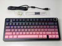 Клавіатура Aula F75 Black-Pink Рожева