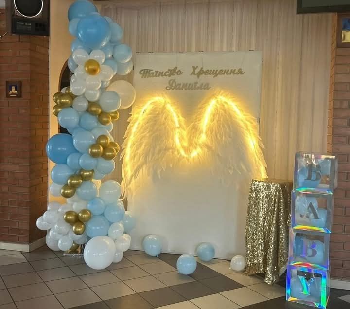 Фотозона на свято кульки