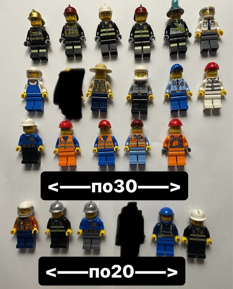 Lego minifigures (Ninjgo,Marvel,City) Лего мініфігурки