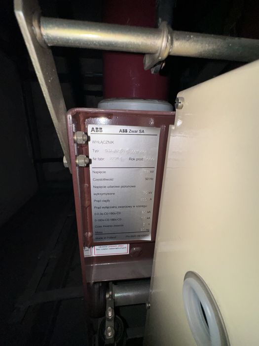 Rozłącznik wysokiego napięcia ABB VD4,SCJ12