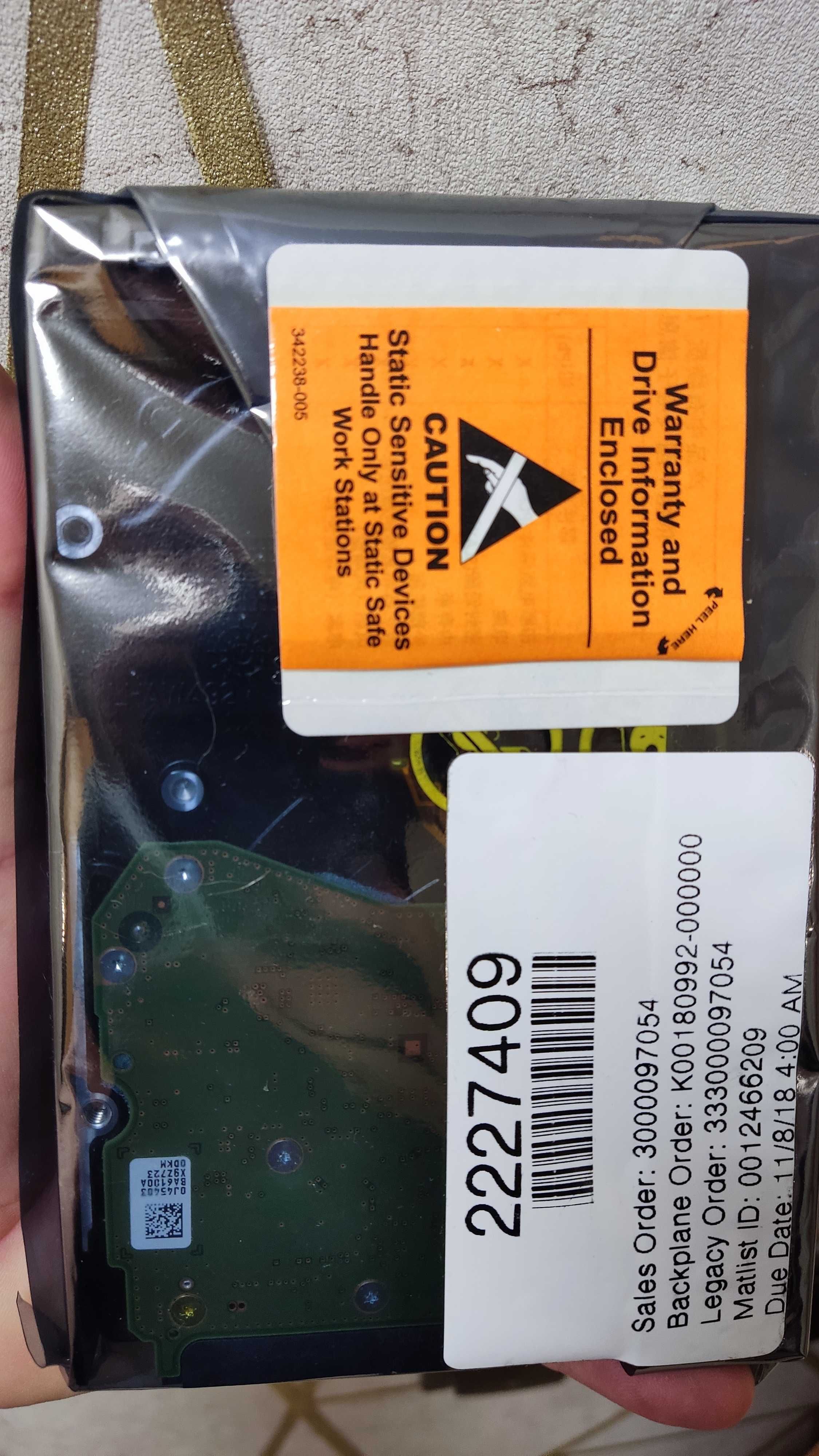 Жорсткий диск HDD  HP Enterprise 10Tb SATA 7200rpm P/N 857643-002
