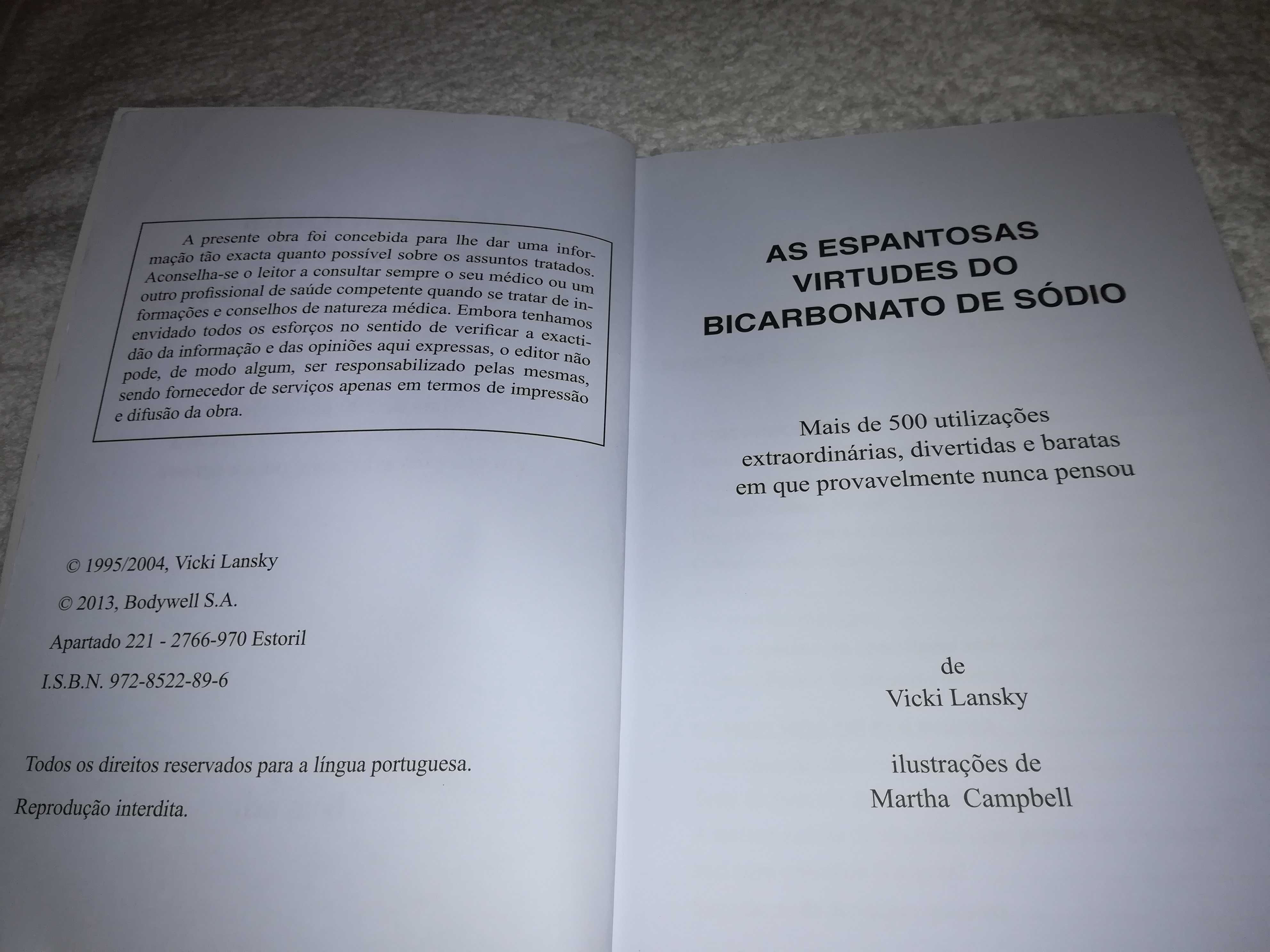 as espantosas virtudes do bicarbonato de sódio (vicki lansky) 2014