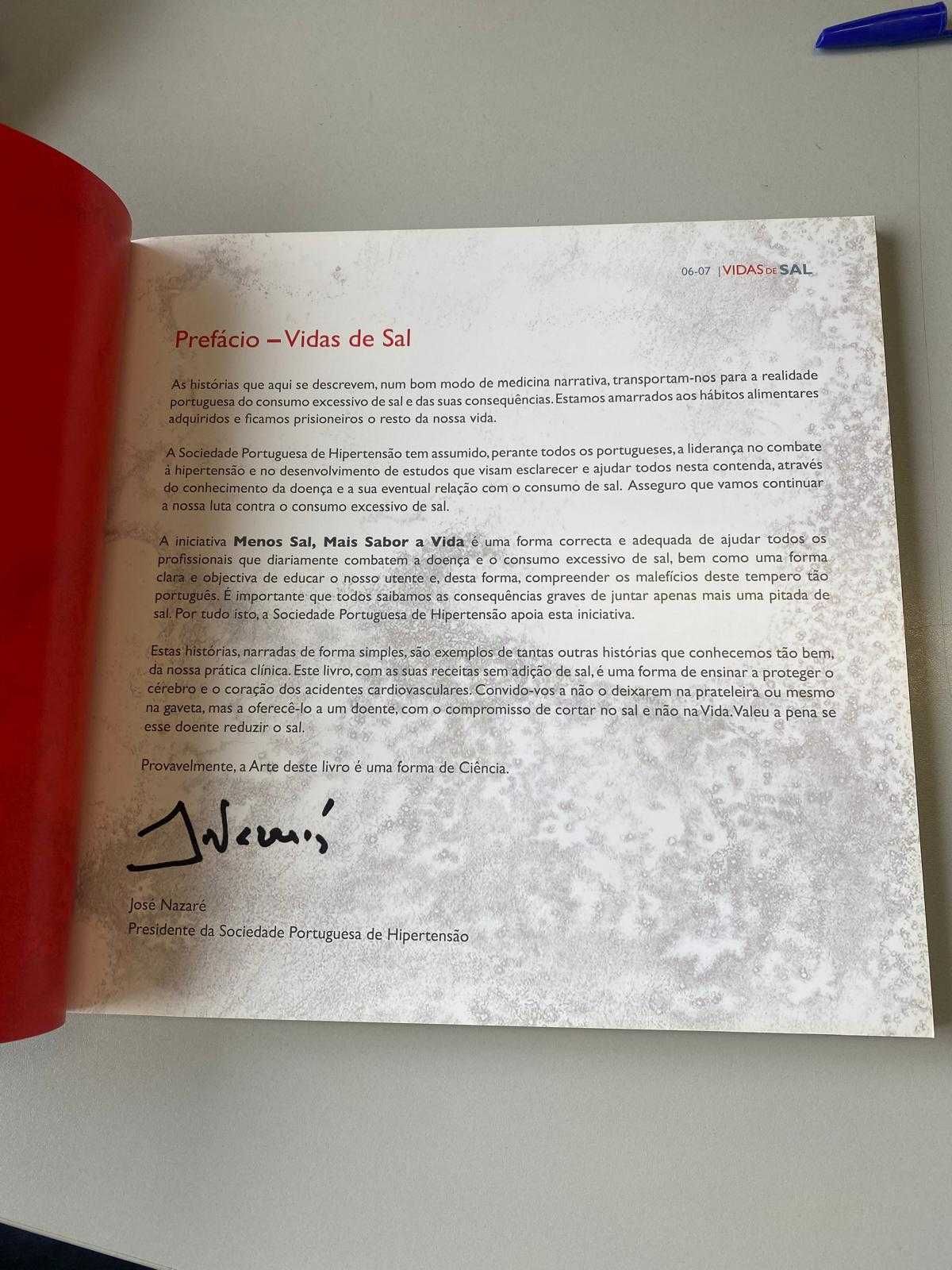 Livro "Vidas de Sal" - receitas hipossalinas + histórias relacionadas