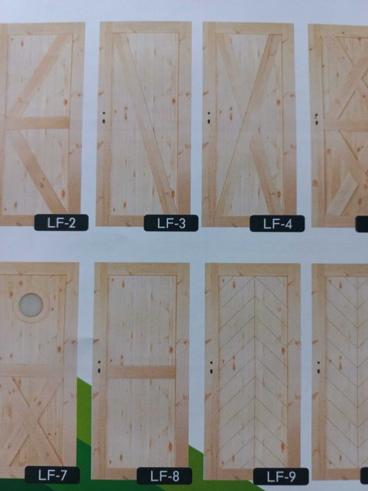 Drzwi drewniane sosnowe wewnętrzne