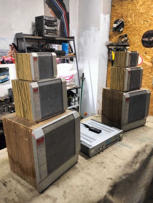 Аудіо підсилювач аудиоусилитель  Амфитон 75У-202С + акустика 50АС-107