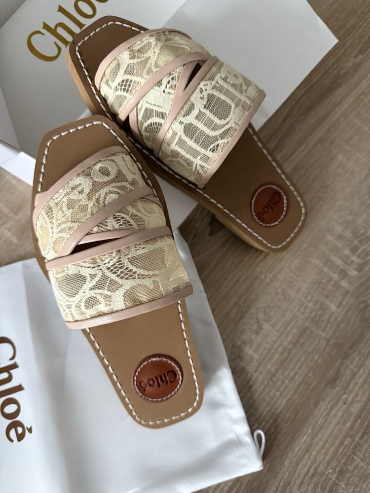 Klapki Chloe Sandały Chloé lato