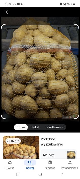 Ziemniaki pakowane po 15 kg 20 zl