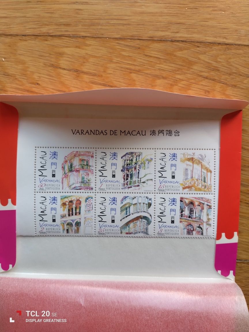 Filatelia -selos de Macau