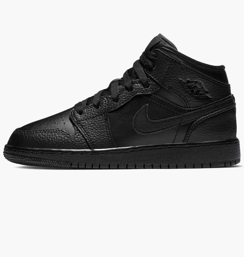 Кросівки жіночі Jordan 1 Mid (Gs) Black | 554725-091 оригінальні