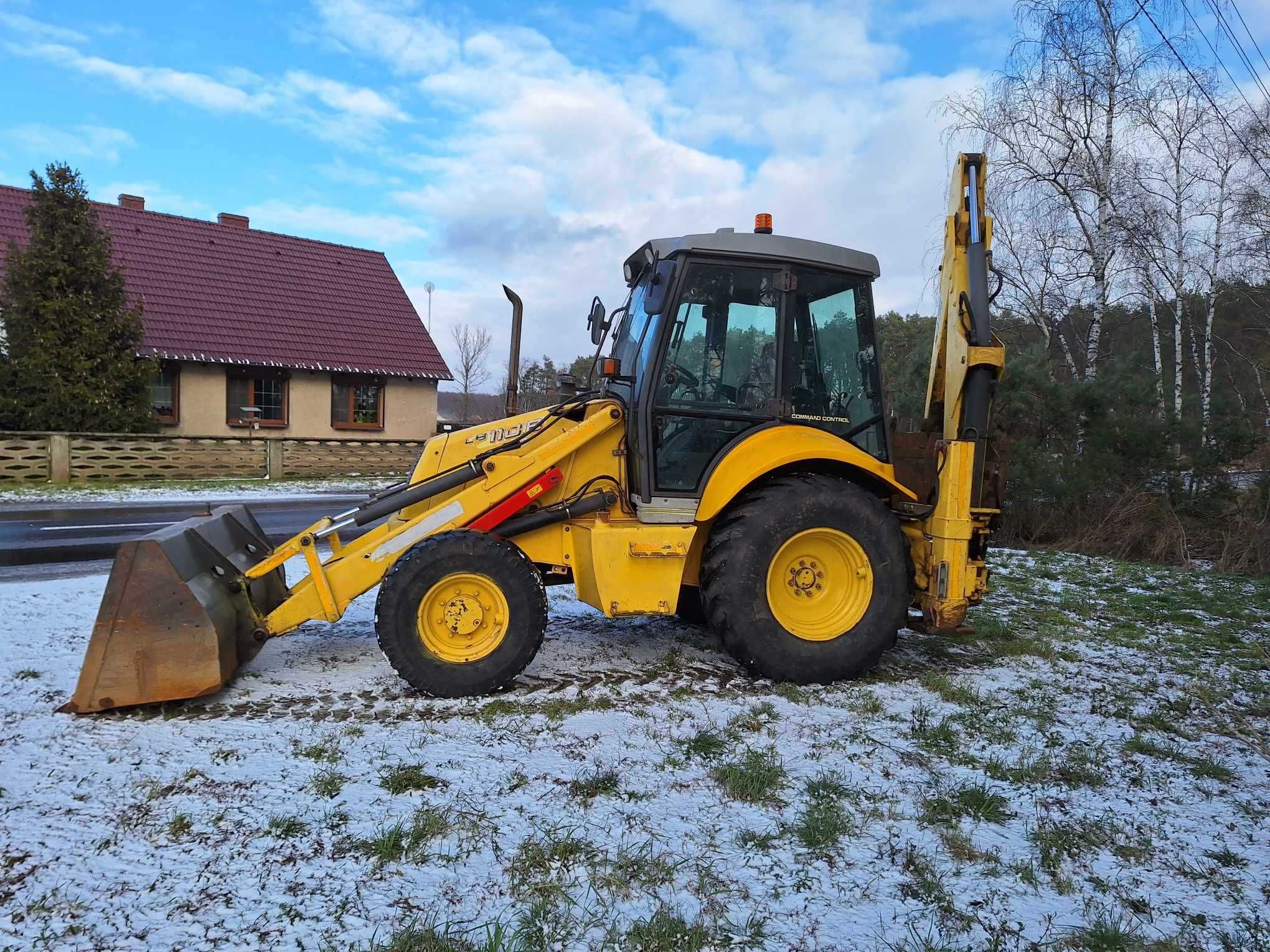 New Holland LB110B 4PS. Joystick, Klima, Powershift BRUTTO