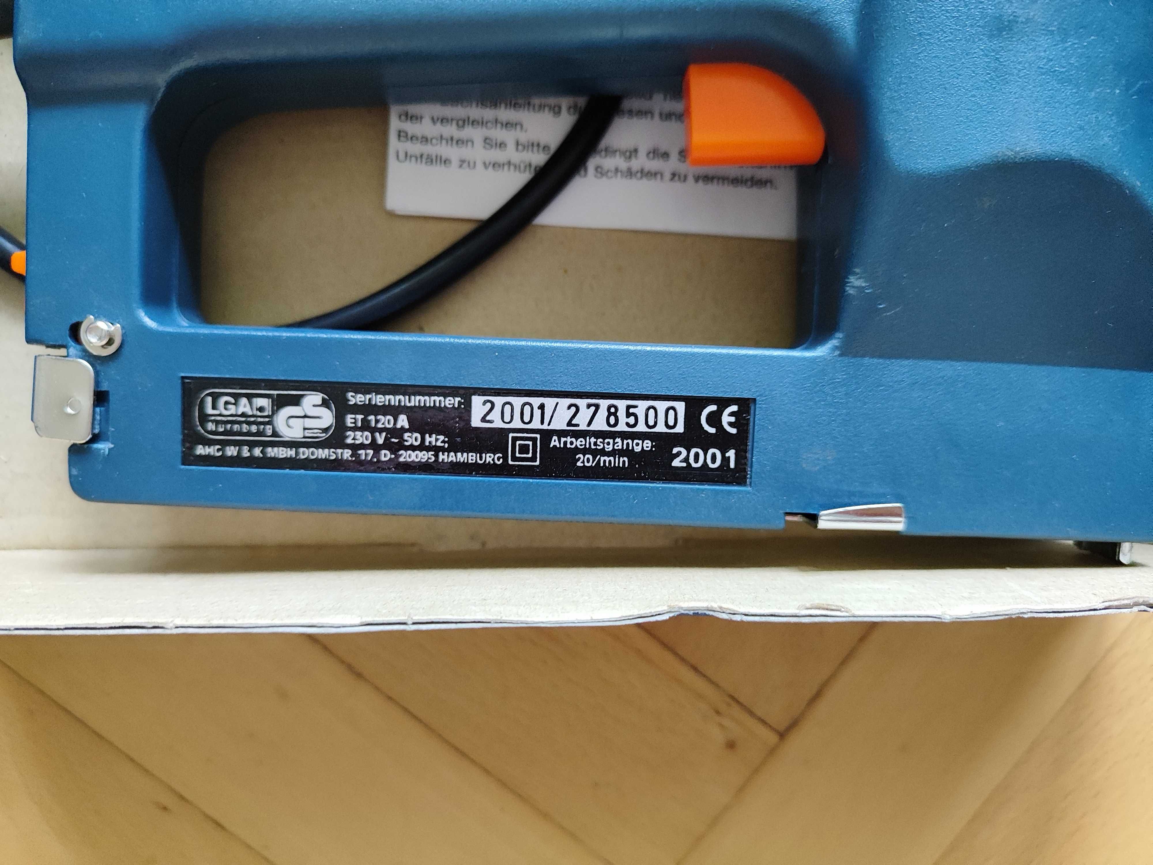 Zszywacz, taker elektryczny TOP CRAFT ET 120 A, używany