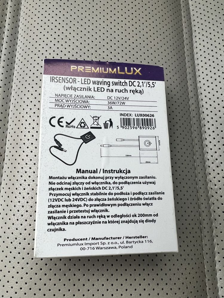 Włącznik sensor na ruch ręką IRSENSOR