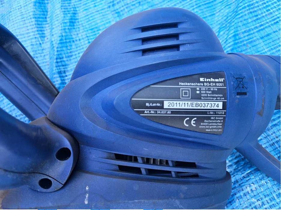 Elektryczne Nożyce Do Żywopłotu Einhell Bg Eh E Hs Watt