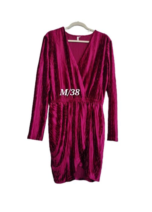 Sukienka bordowa koktajlowa NELLY M