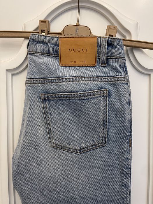 GUCCI piękne spodnie, klasyki jeansowe, stan idealny