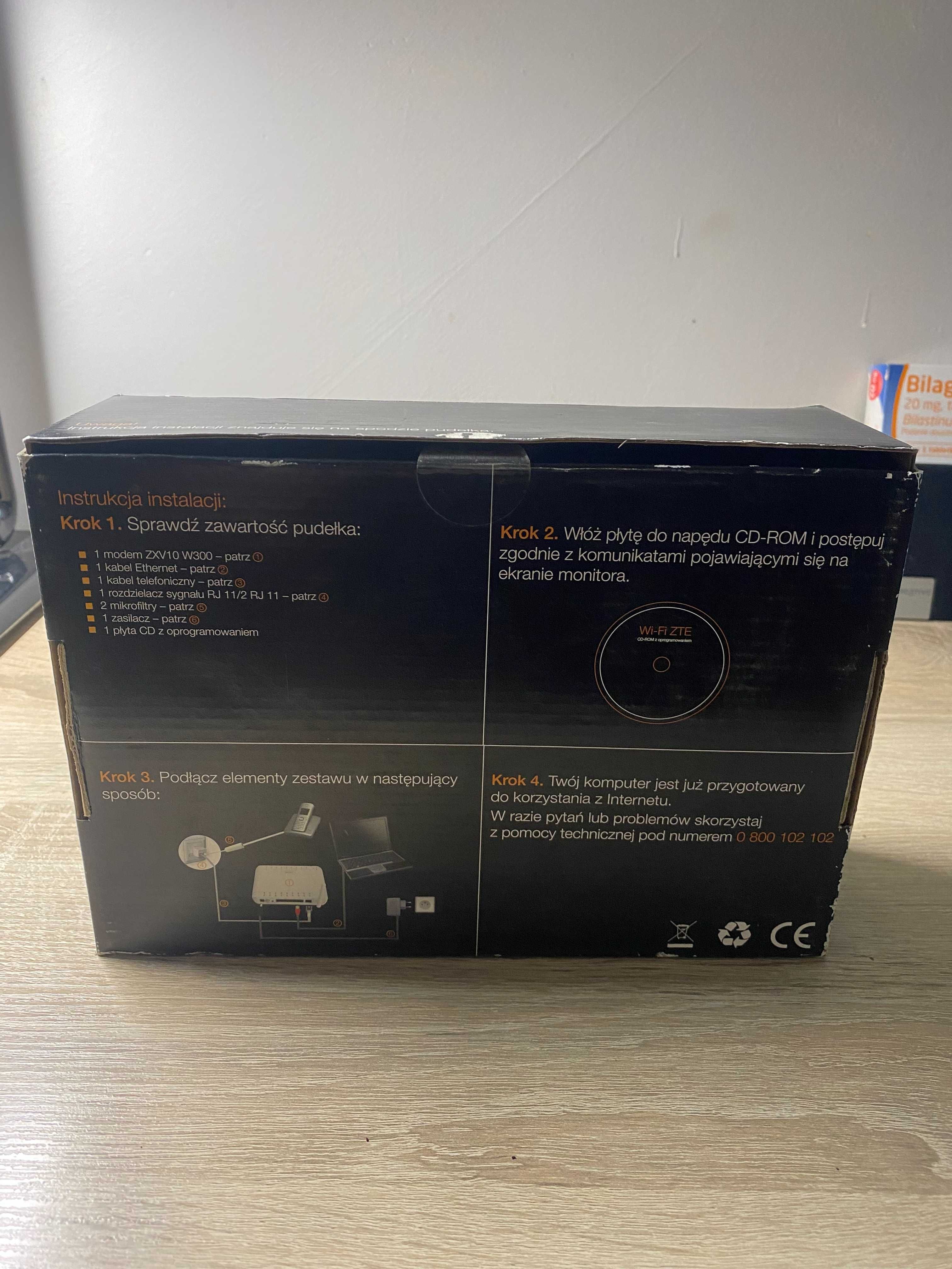 Modem ADSL ZTE ZXV10 W300 WI-FI Wlan