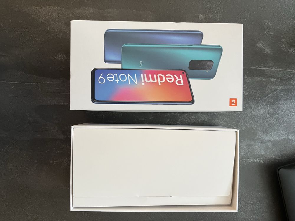 Pudelko po telefonie Redmi Note 9