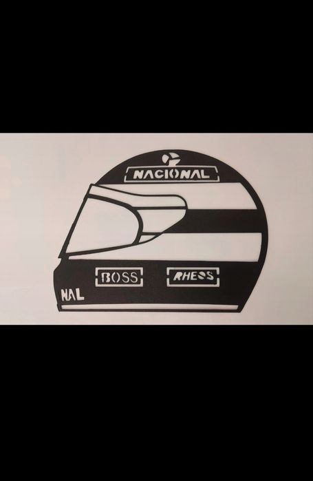 Ayrton Senna capacete wall decor F1
24cm de largura
Se quiser tenho no