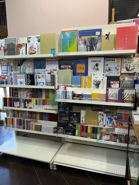 Стелаж металевий для книг/блокнотів