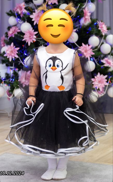 Плаття пінгвіна для дівчинки