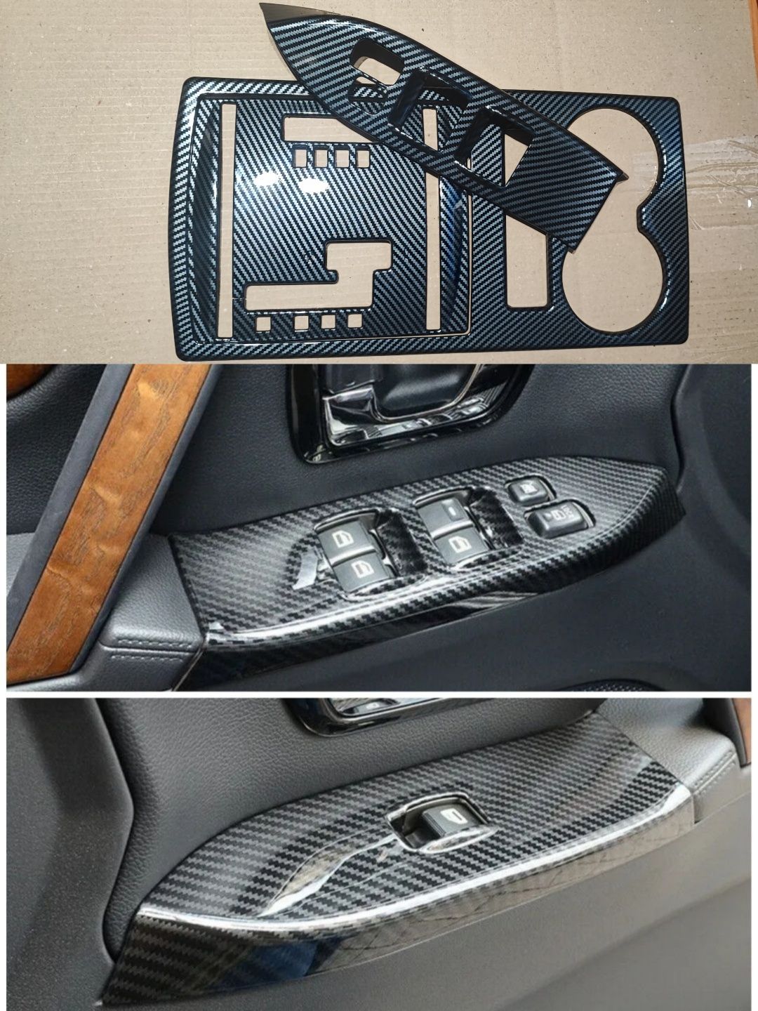 Накладки на подлокотники дверей Mitsubishi Pajero, Mitsubishi Wagon