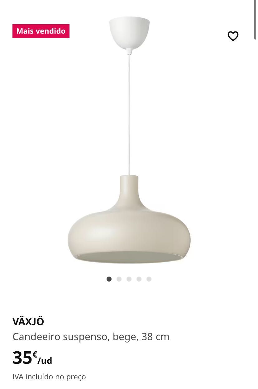 Candeeiro suspenso IKEA