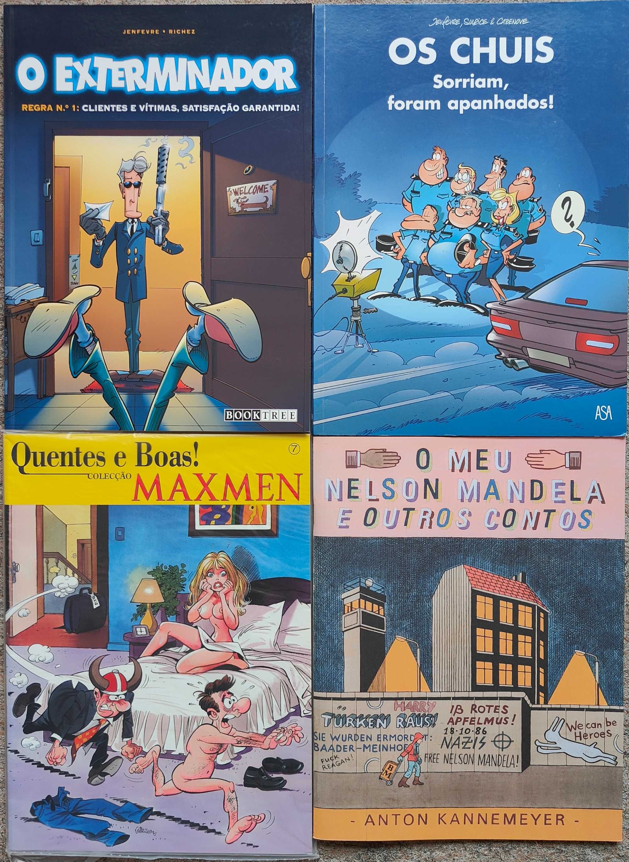 Álbuns de BD editada em Portugal – 6 livros - Lote 2.1