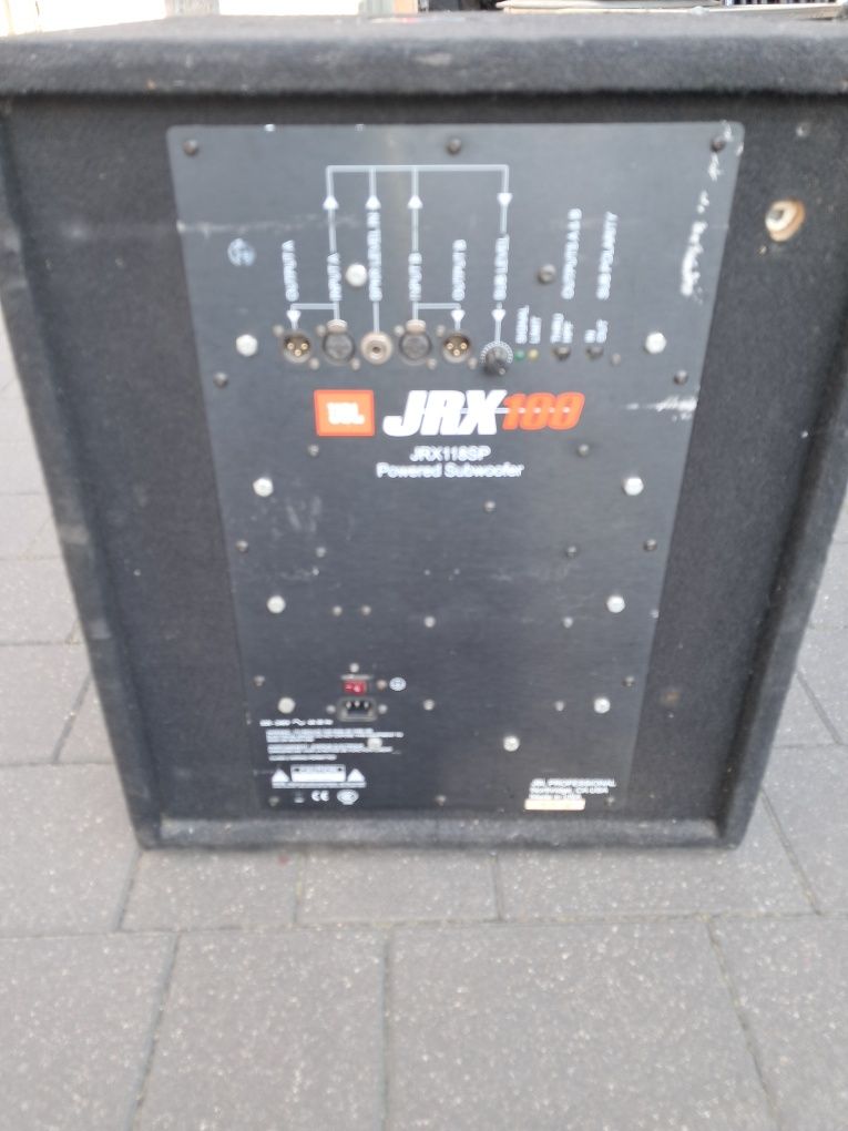 Subwoofer aktywny JBL JRX 100  JRX118SP