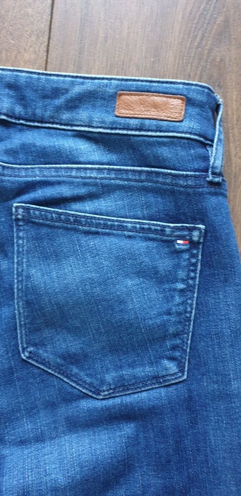 Jeansy spodnie Tommy Hilfiger 30/32 niebieskie Venice LW skinny fit