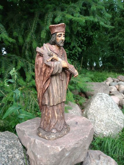 Ludowa figura św. Jana Nepomucena