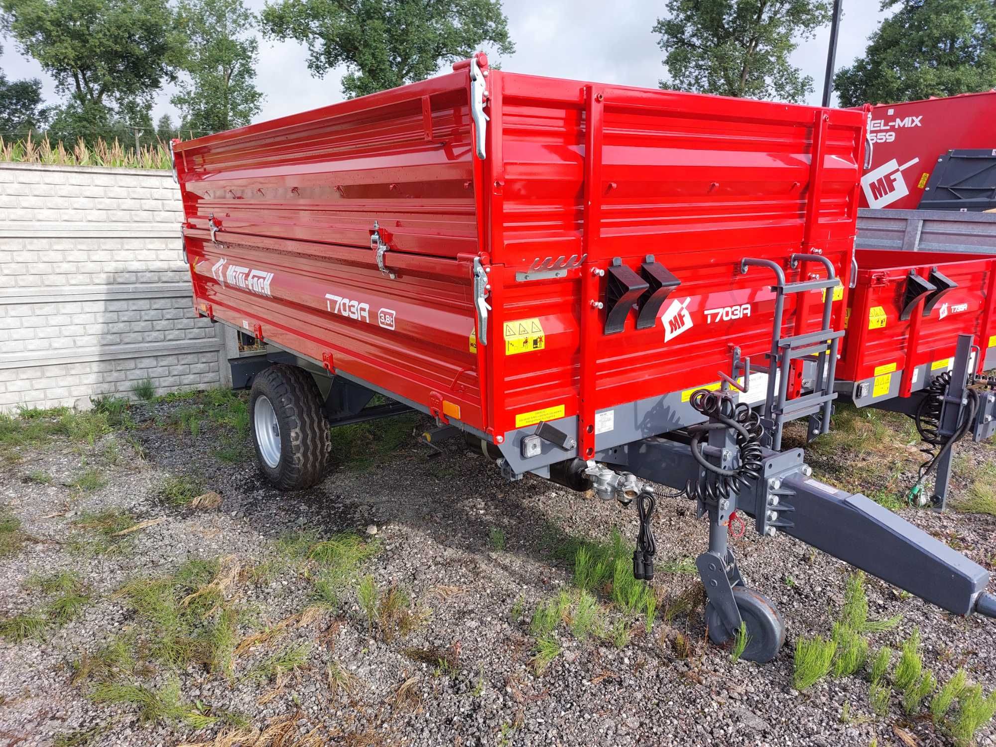 Przyczepa Rolnicza Jednoosiowa METAL-FACH 5t Pronar 2.5t 3,8t od ręki!